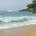 Waves on a beach in Brazil