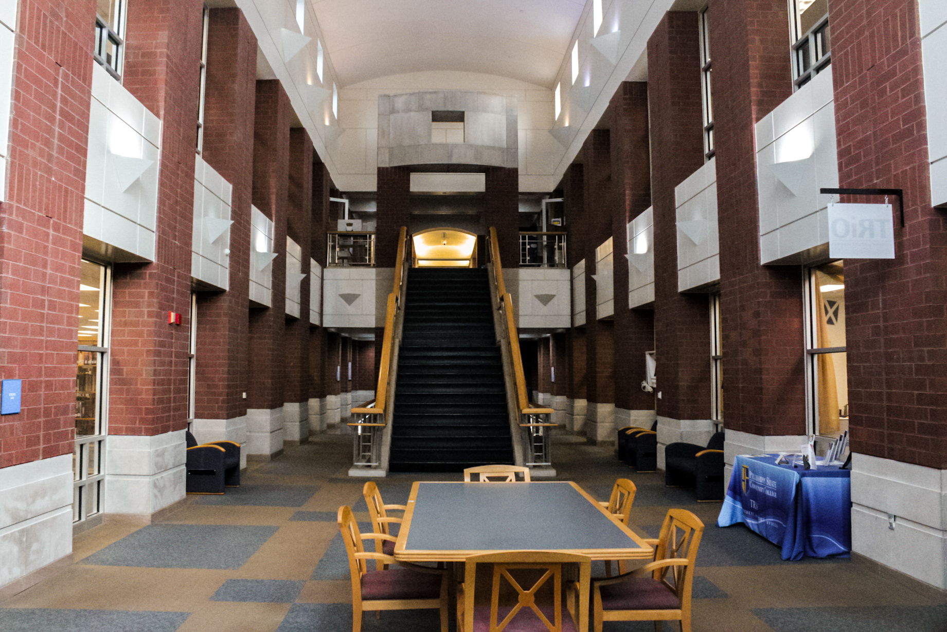 Stairwell towards the third floor of the ERC