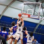 Roane State and Pellissippi fight for control over the ball.