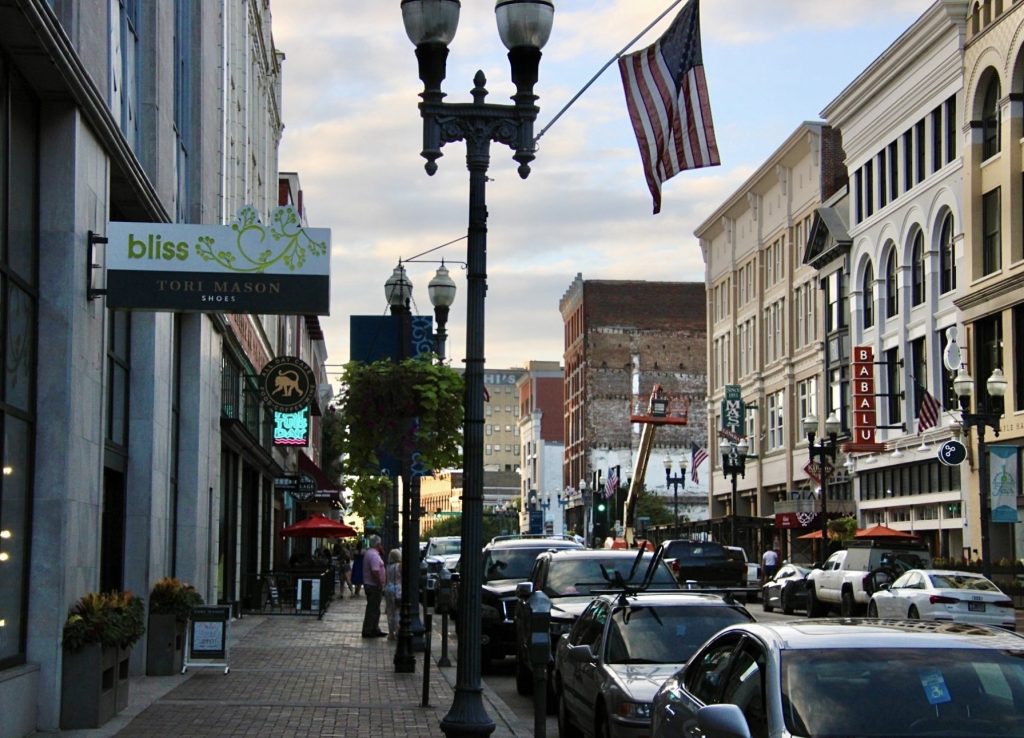 Image of downtown Knoxville, Tennessee.