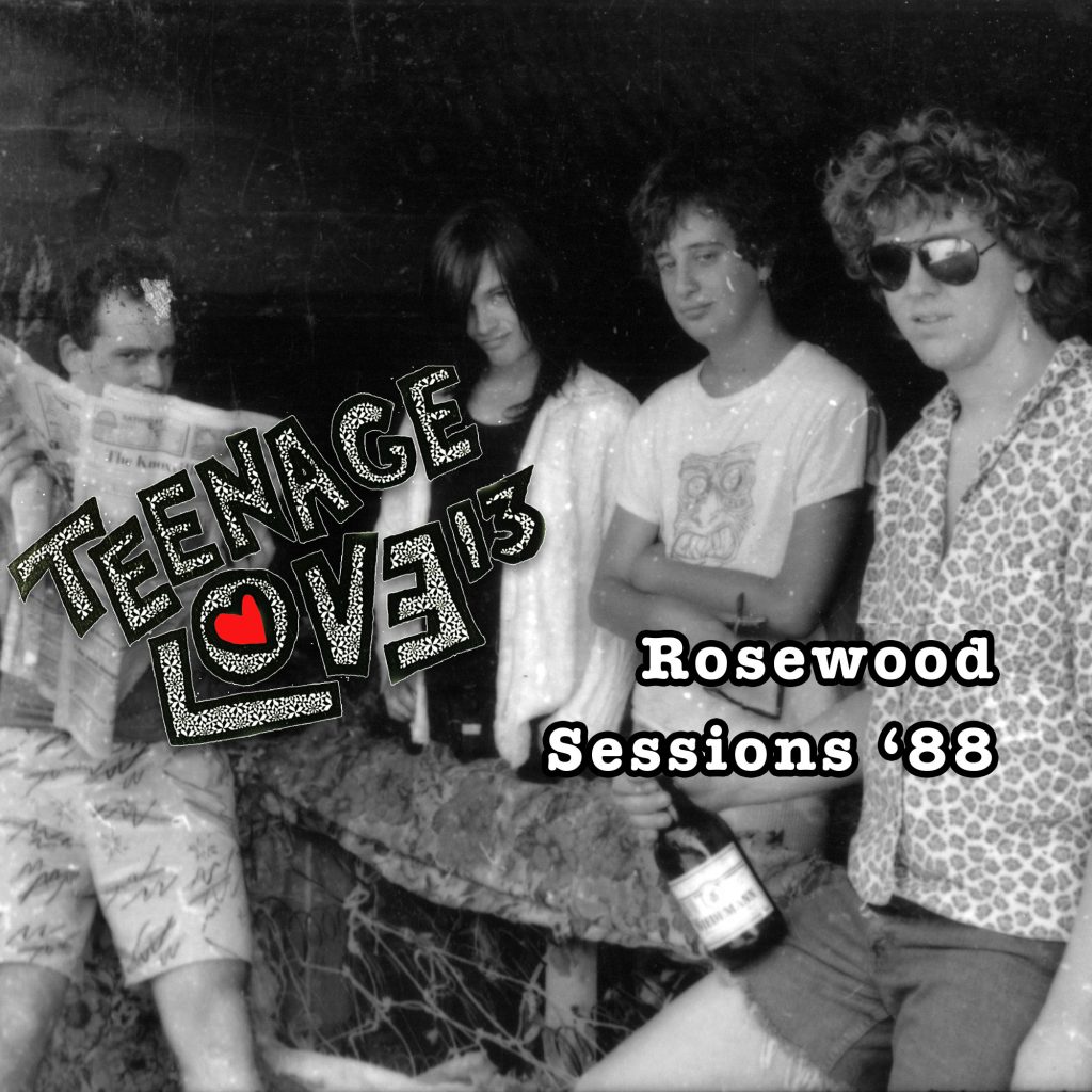 The cover of album Rosewood Sessions 88, released in 2018 by Russel Harper’s band, Teenage Love 13.